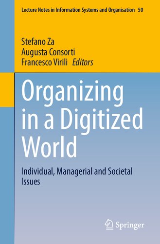 خرید و دانلود نسخه کامل کتاب Organizing in a Digitized World: Individual, Managerial and Societal Issues
