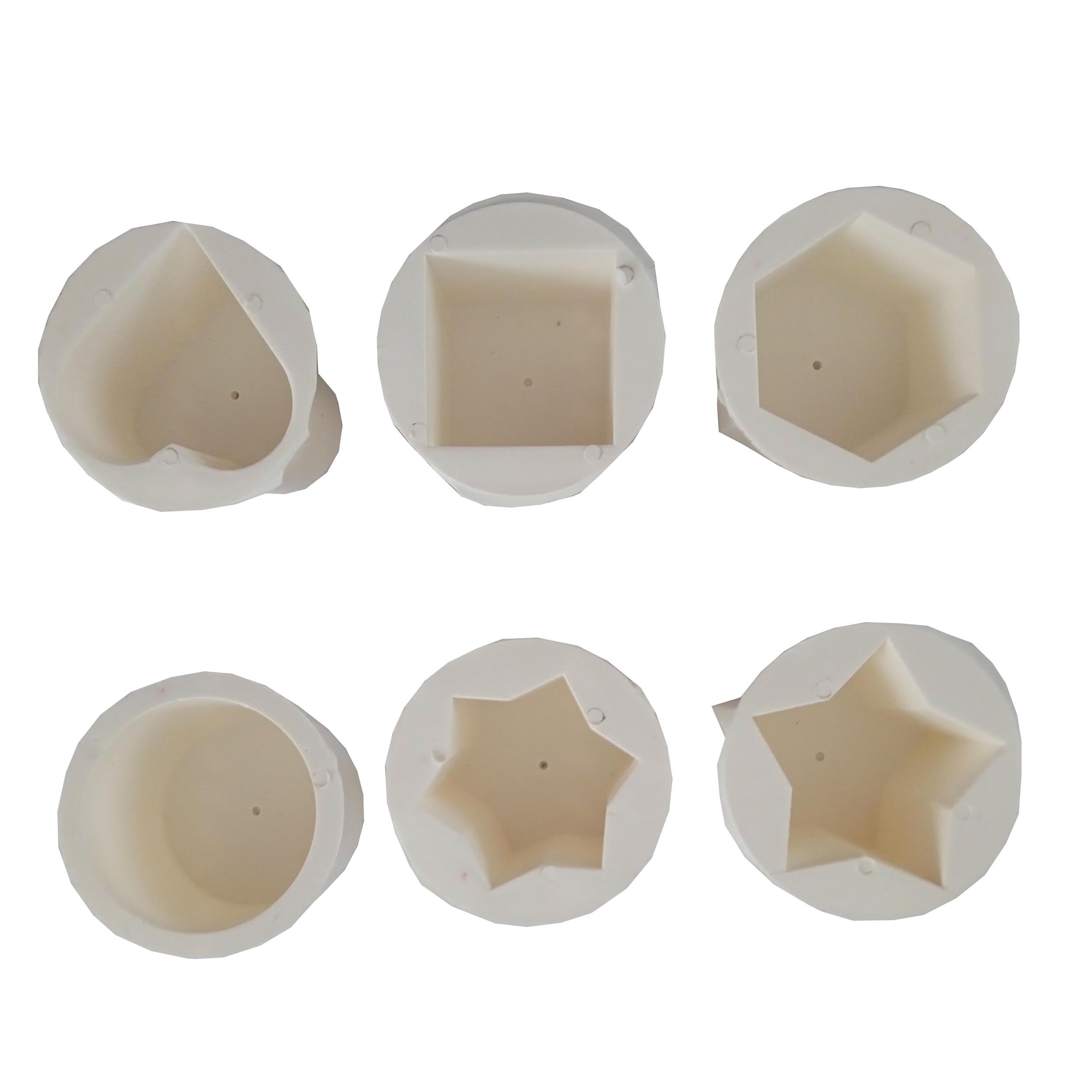 قالب شمع مدل فستيوال بسته 6 عددی