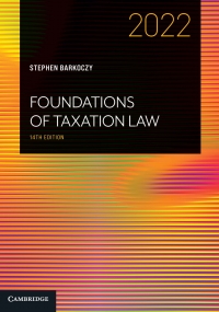 خرید و دانلود نسخه کامل کتاب Foundations of Taxation Law 2022 (14th Edition) - Pdf