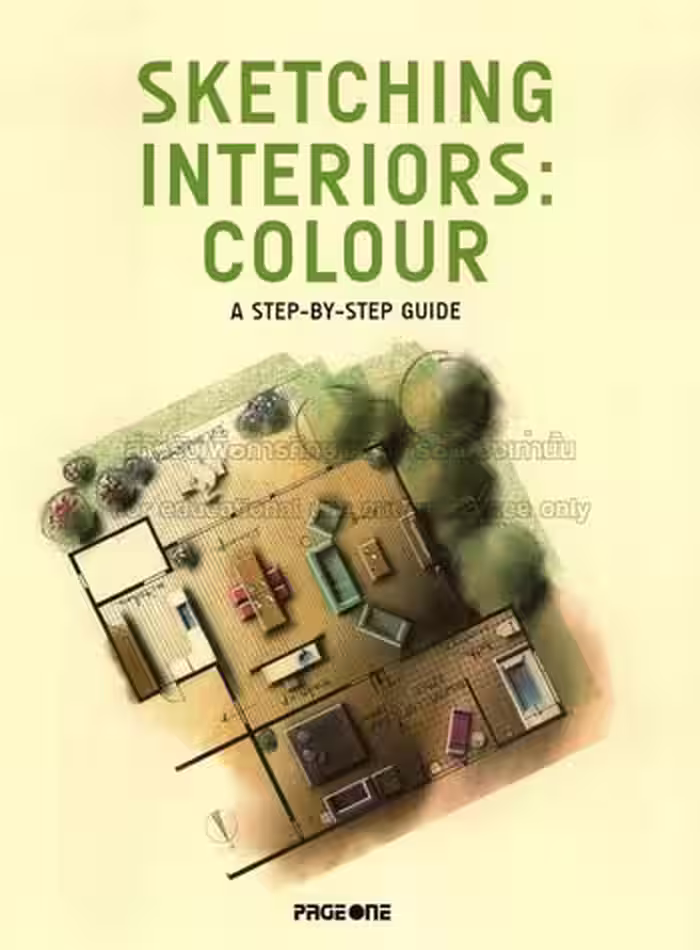 󾕇 دانلود کتاب Sketching Interiors - Colour a Step-by-Step Guide - دانلود کتاب های دانشگاهی