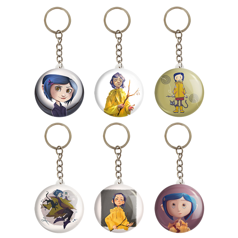 جاکلیدی خندالو مدل کورالاین Coraline کد 1233A مجموعه 6 عددی