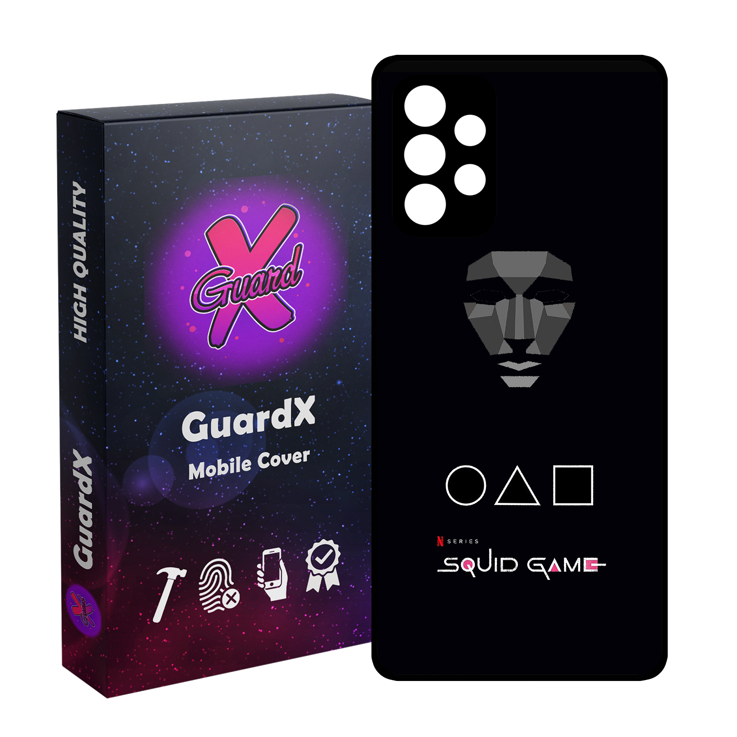 کاور گارد ایکس طرح بازی مرکب مدل Glass10408 مناسب برای گوشی موبایل سامسونگ Galaxy A32 5G