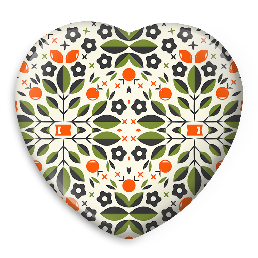 پیکسل خندالو طرح گل گلی مدل قلبی کد 2238