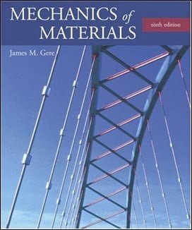  Gere J M, Mechanics of Material, 6th ed, 2003 - دانلود کتاب های دانشگاهی