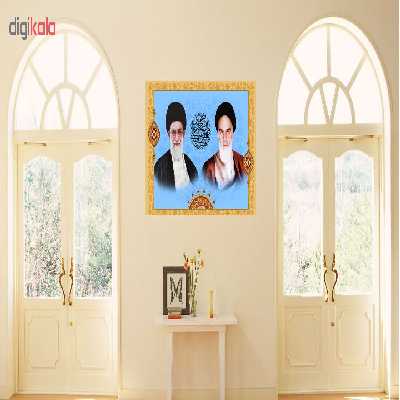 تابلو شاسی طرح آیت اله خامنه ای و امام خمینی کد 0262