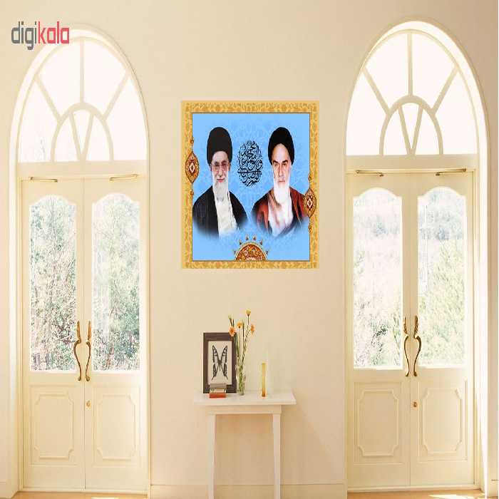 تابلو شاسی طرح آیت اله خامنه ای و امام خمینی کد 0262