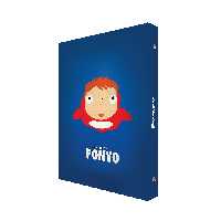  دفتر کلاسوری 100 برگ پدیده نقش مدل انیمه طرح Ponyo1 کد 02