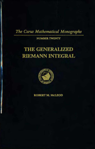 خرید و دانلود نسخه کامل کتاب The Generalized Riemann Integral