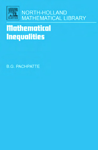 خرید و دانلود نسخه کامل کتاب Mathematical inequalities