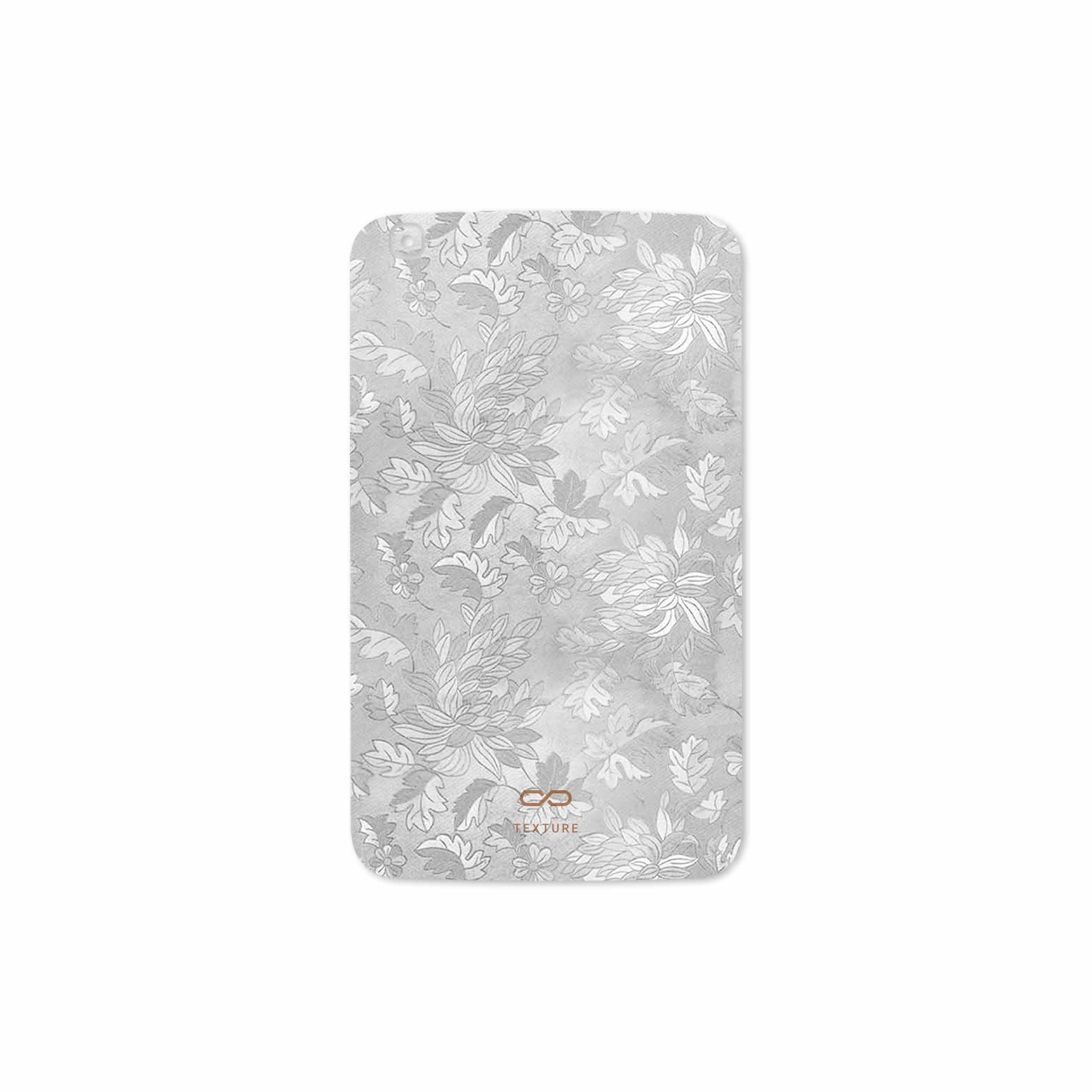 برچسب پوششی ماهوت مدل Silver-Wildflower مناسب برای تبلت سامسونگ Galaxy Tab 3 8.0 2013 T310