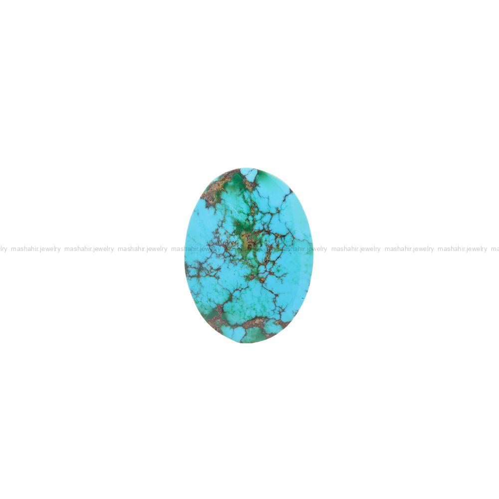 نگین فیروزه شجری کد 10743 - جواهری مشاهیر