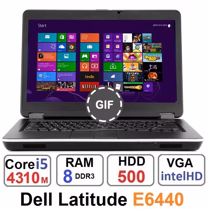 لپ تاپ دل Dell LatiTude E6440 Core i5 4310m رم8