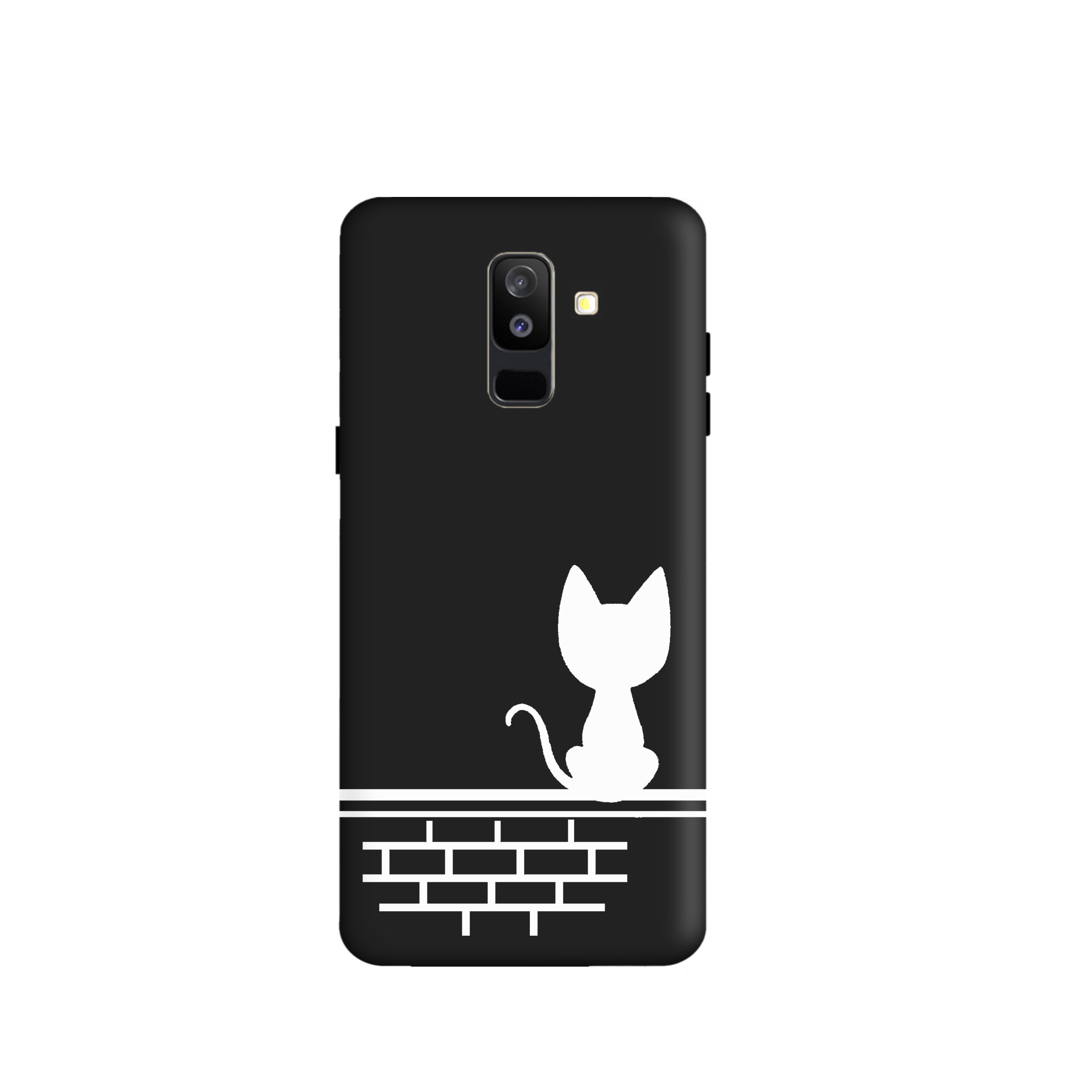 کاور طرح گربه مینیمال کد y1298 مناسب برای گوشی موبایل سامسونگ  Galaxy J8 / A6 Plus