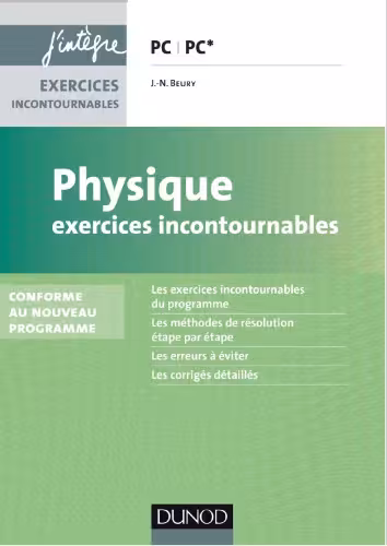 خرید و دانلود نسخه کامل کتاب Physique : exercices incontournables PC[-PC*]