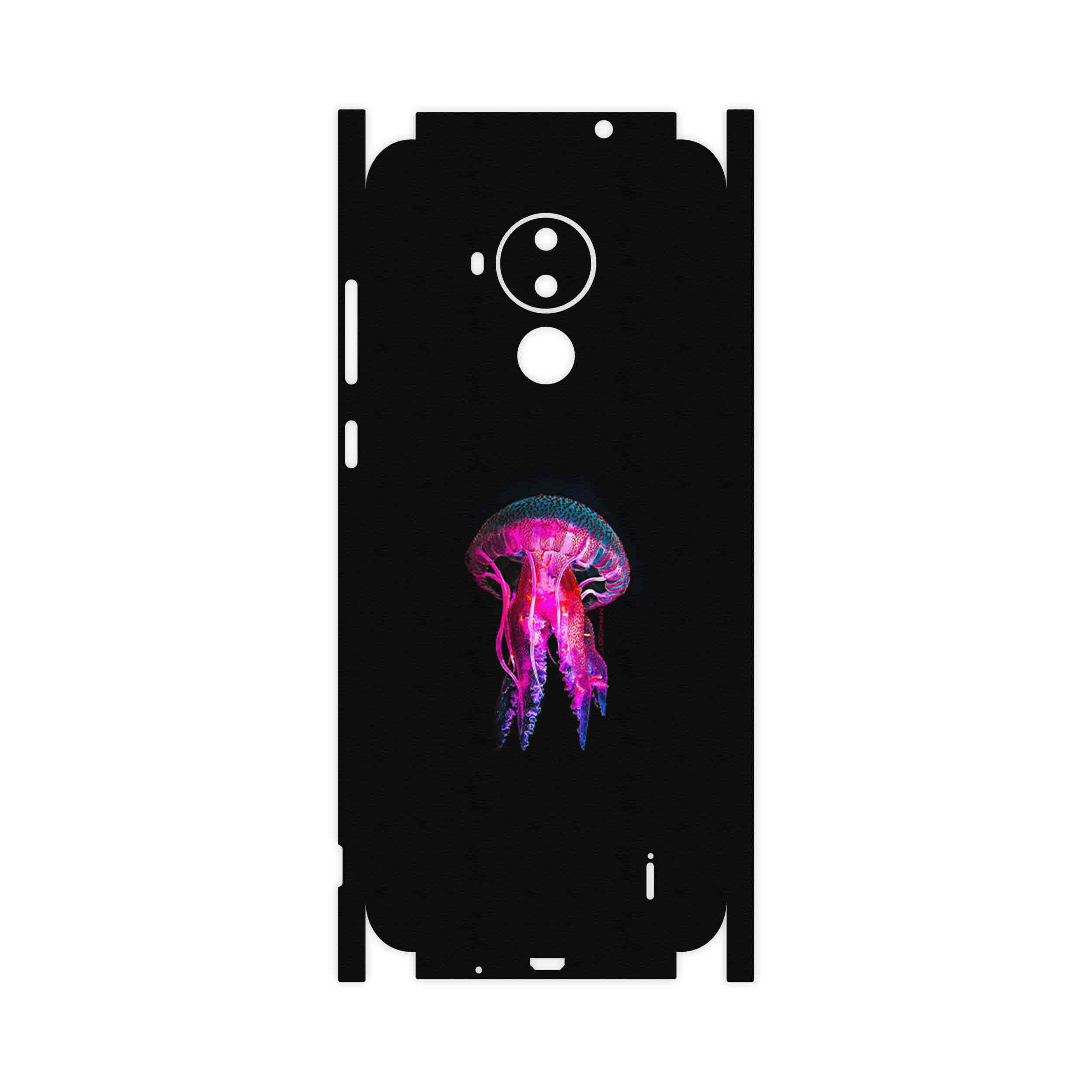 برچسب پوششی ماهوت مدل jellyfish-FullSkin مناسب برای گوشی موبایل نوکیا C30