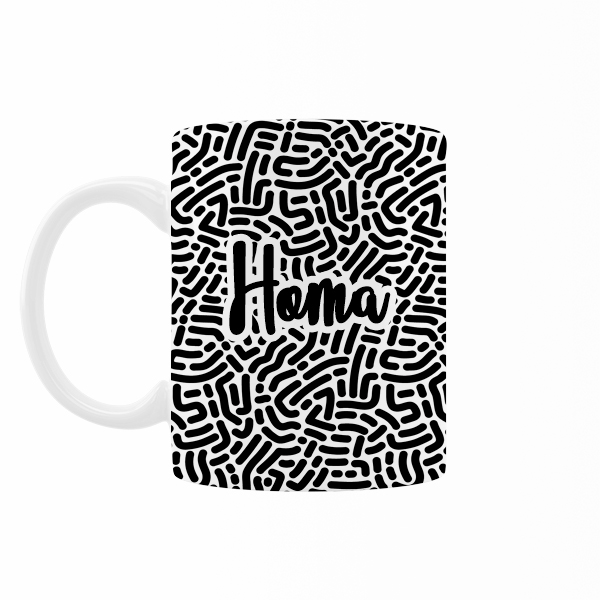 ماگ رژارت مدل اسم هما