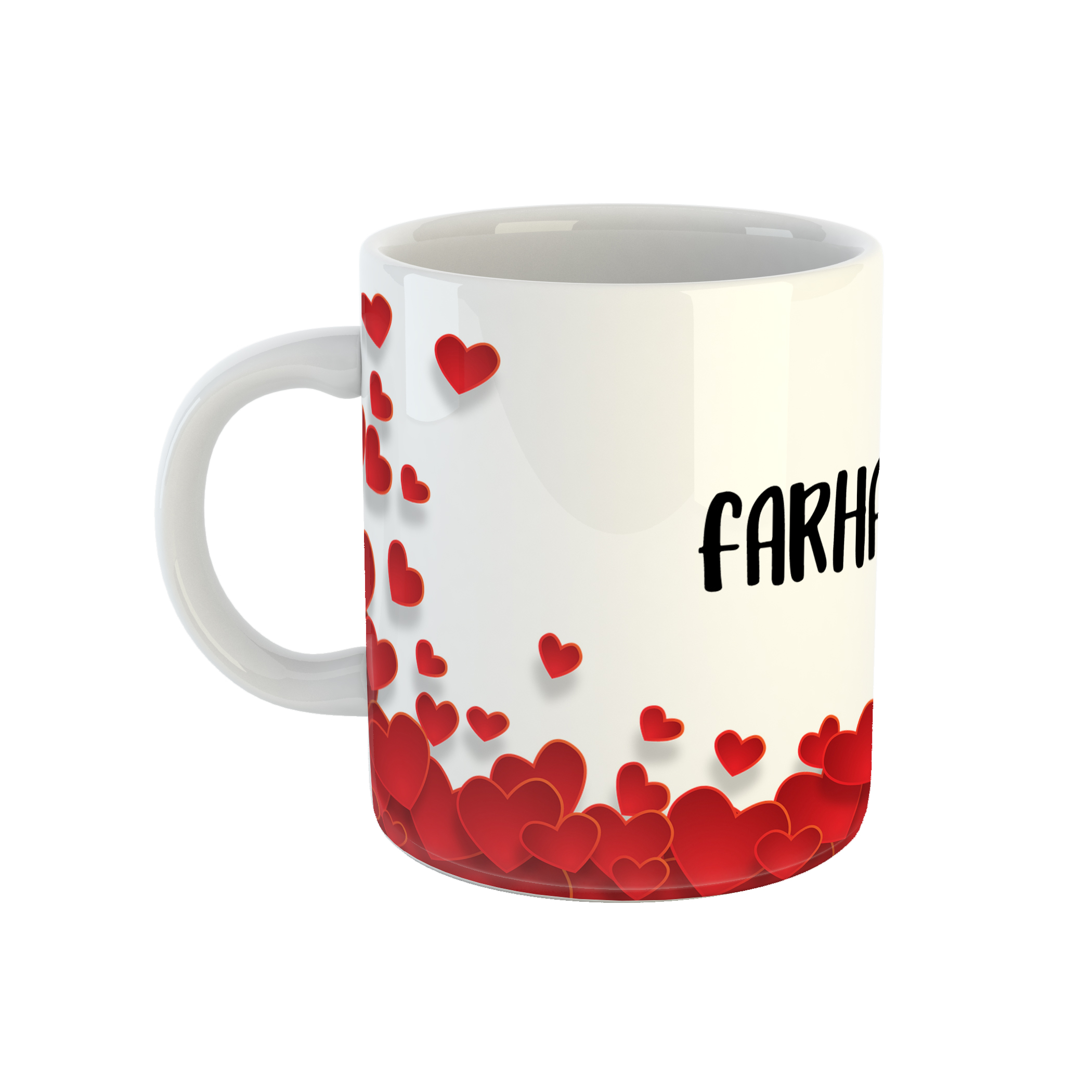 ماگ طرح قلب مدل فرهاد