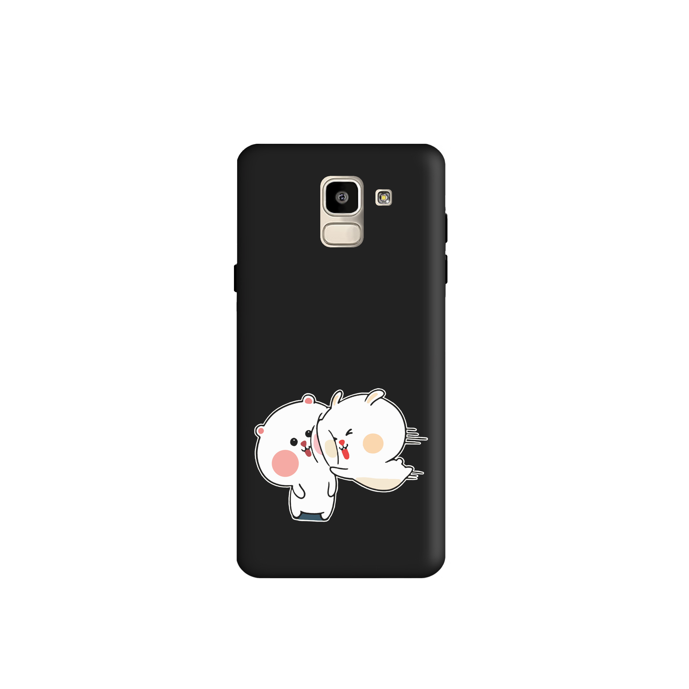 کاور طرح عاشقانه خرگوش کد y6737 مناسب برای گوشی موبایل سامسونگ Galaxy A6 2018