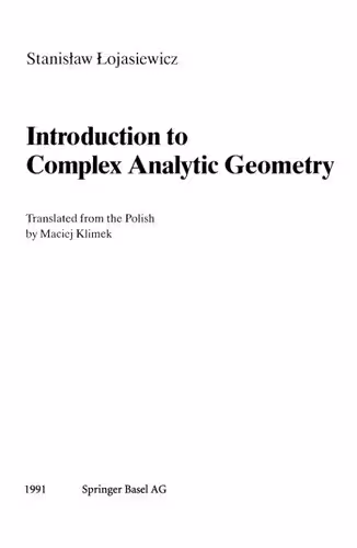خرید و دانلود نسخه کامل کتاب Introduction to Complex Analytic Geometry