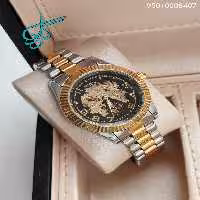 خرید ساعت مردانه شادو اتوماتیک(بدون نیاز به باطری) حک مارک روی قفل کیفیت عالی جنس استیل کد 1916112 - ردگل