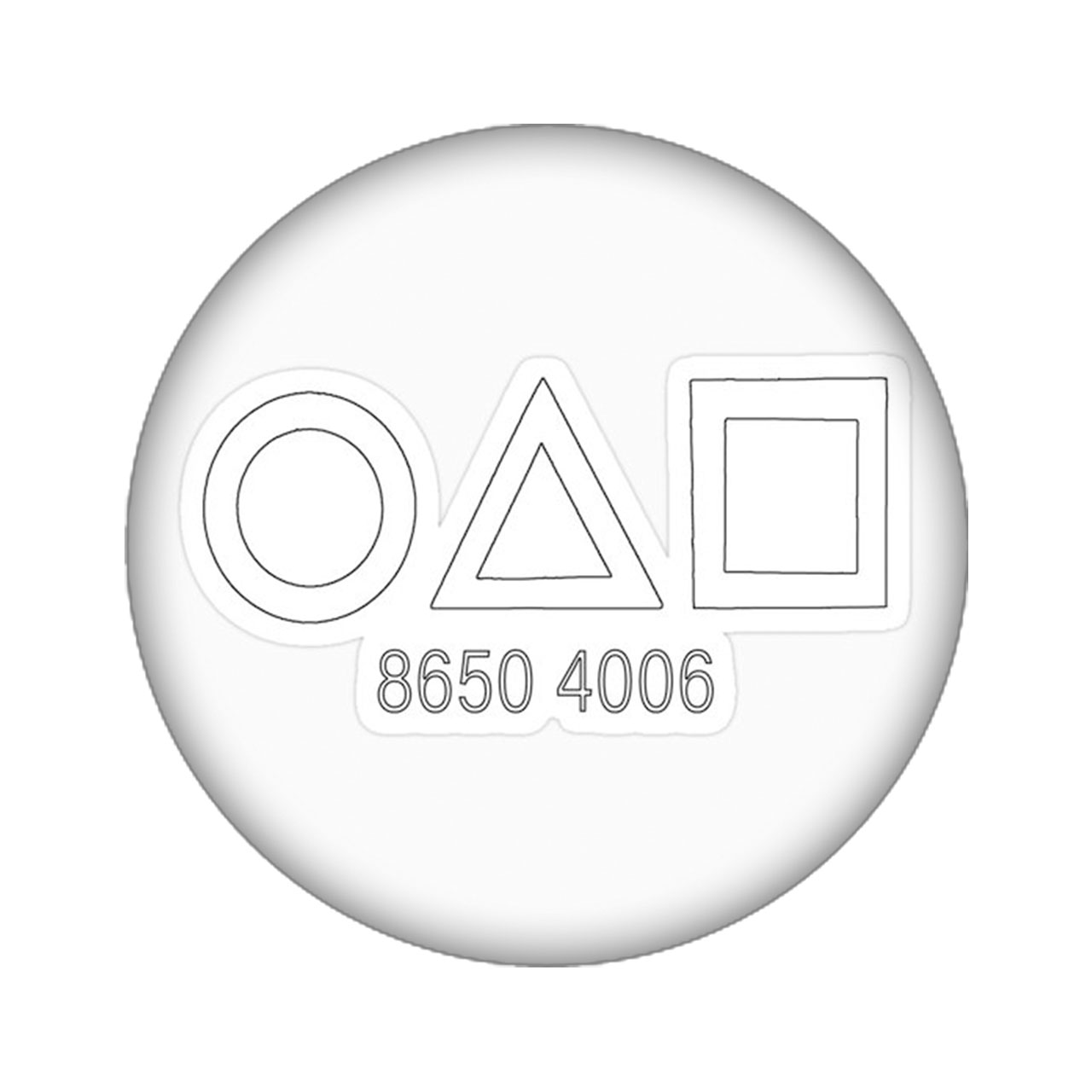 زیر لیوانی مدل Squid Game کد 2207