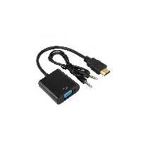 تبدیل HDMI به VGA ونتولینک ( با کابل صدا )