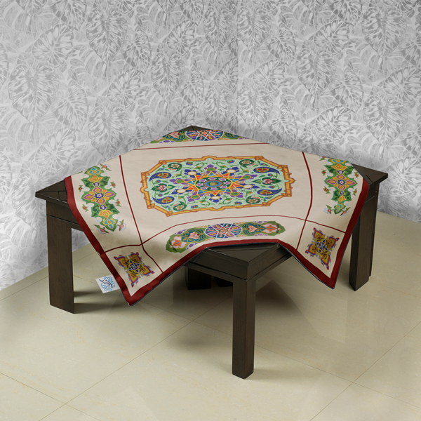 رومیزی شمسه نگار کد TrR-538-3