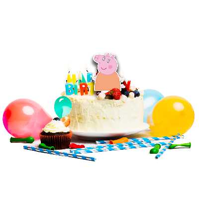 تاپر کیک طرح پپاپیگ کد R030