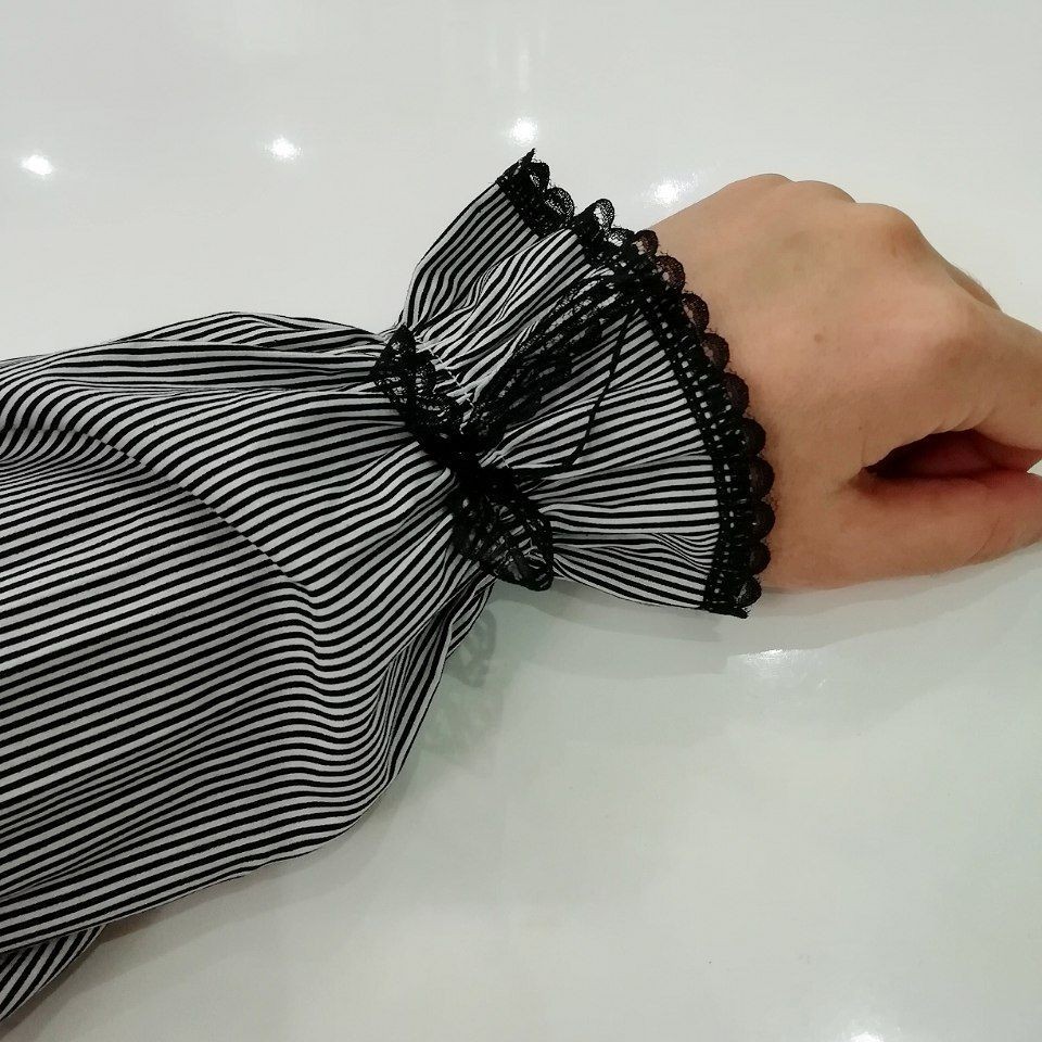 ساق دست کتان نخ