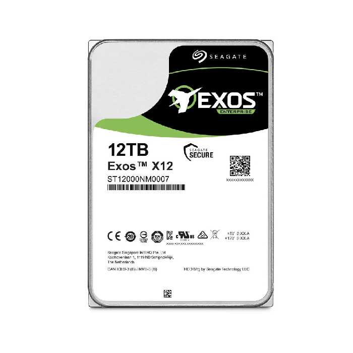 هارد دیسک سرور سیگیت مدل Exos X14 ST12000NM001G ظرفیت 12 ترابایت