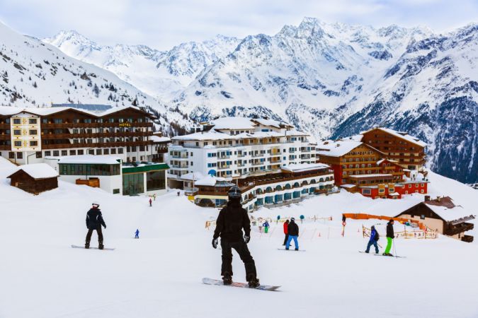 خرید و دانلود عکس Collection of images of ski resorts کد 13205 | پیک فاکس | Pic Fox