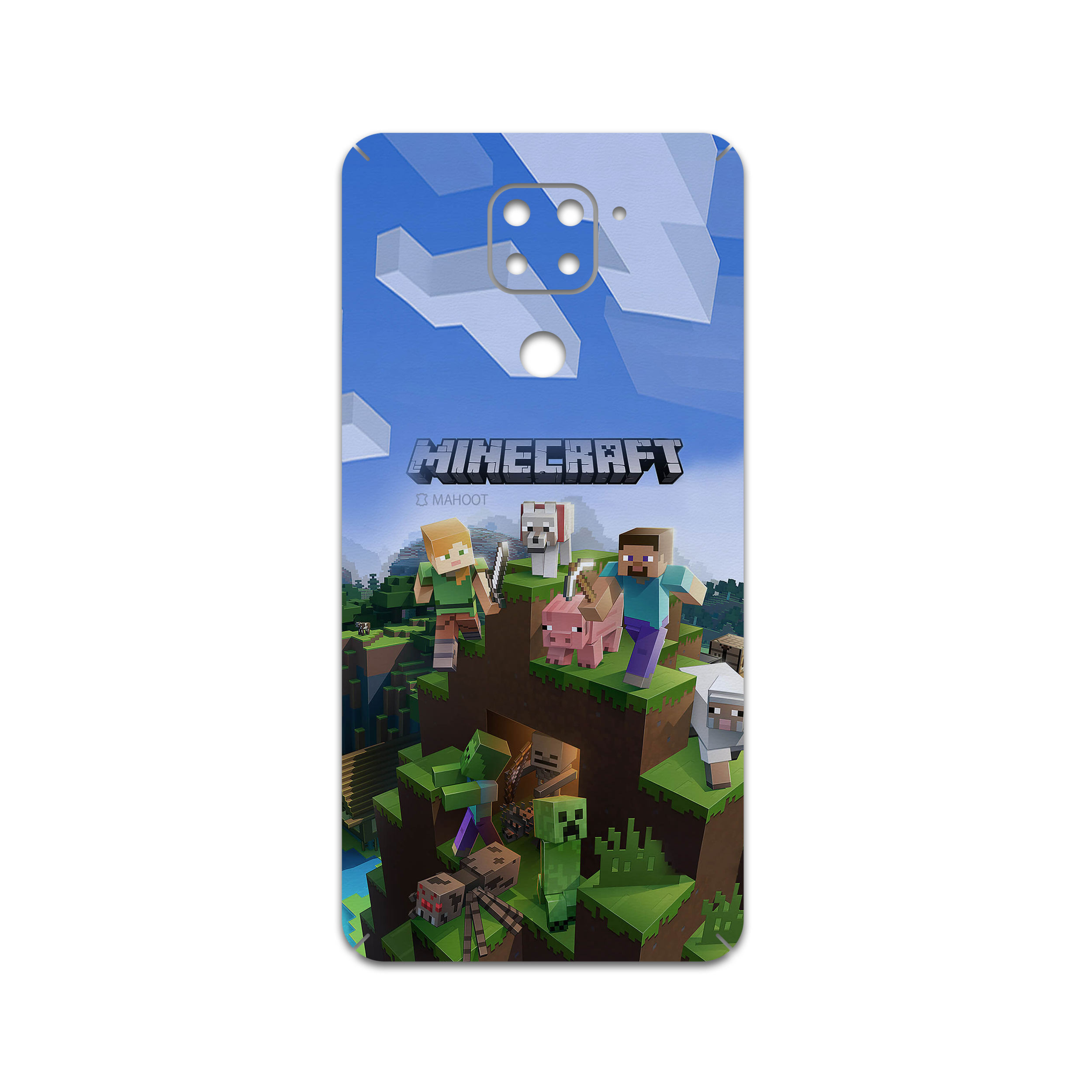 برچسب پوششی ماهوت مدل Minecraft-Game مناسب برای گوشی موبایل شیائومی Redmi Note 9
