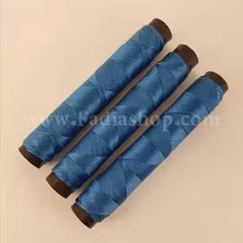 نخ چرم آبی میانه 280