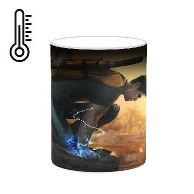 ماگ حرارتی کاکتی طرح بازی Infamous مدل mgh20988