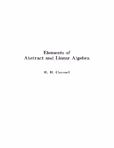 خرید و دانلود نسخه کامل کتاب Elements of Abstract and Linear Algebra