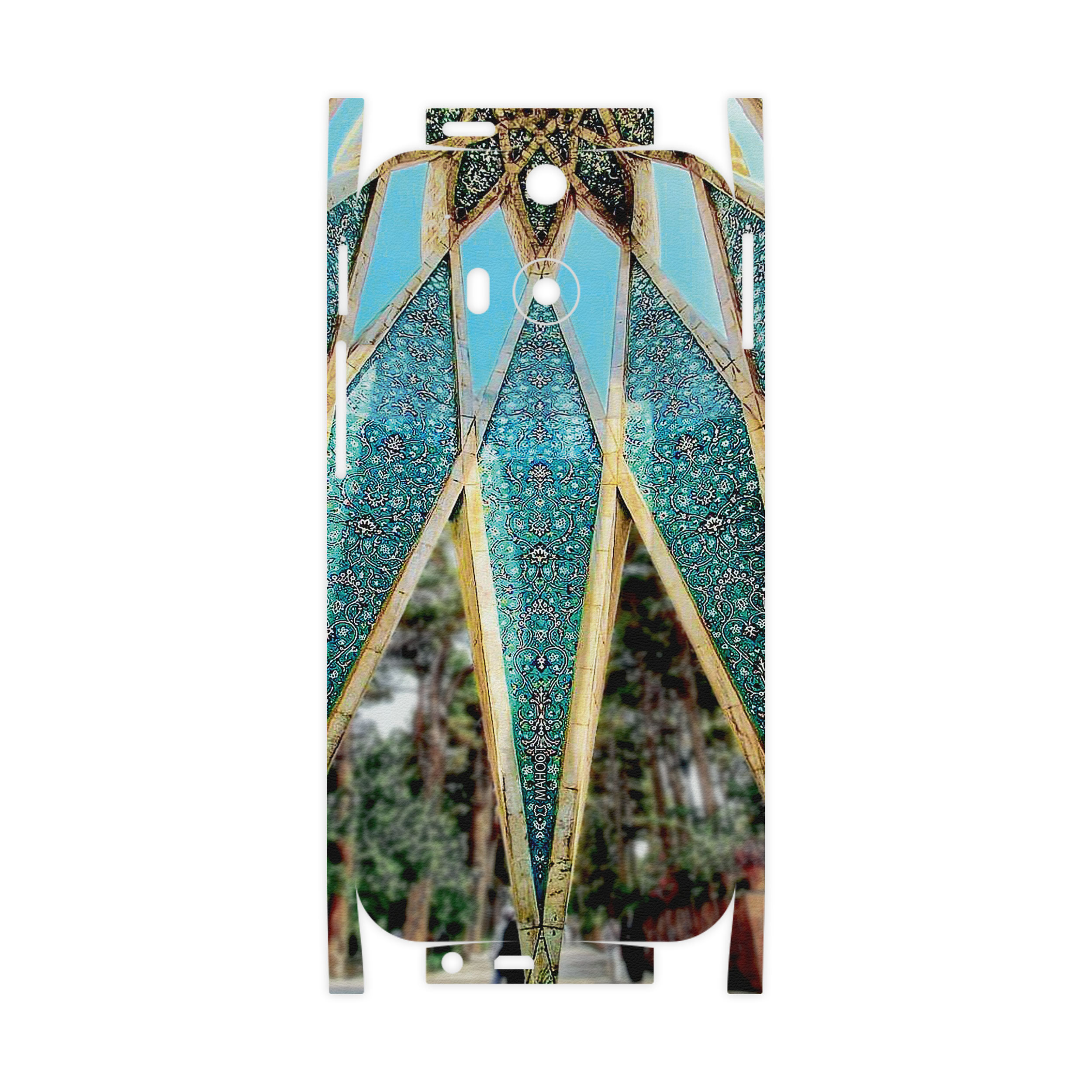 برچسب پوششی ماهوت مدل KHAYAM-Tomb-FullSkin مناسب برای گوشی موبایل اچ تی سی One M8