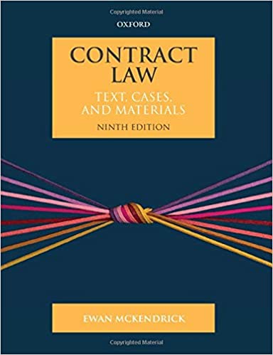 خرید و دانلود نسخه کامل کتاب Contract Law: Text, Cases, and Materials (9th Edition) - PDF