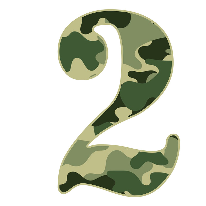 استند رومیزی مدل تولد عدد 2 کد 702