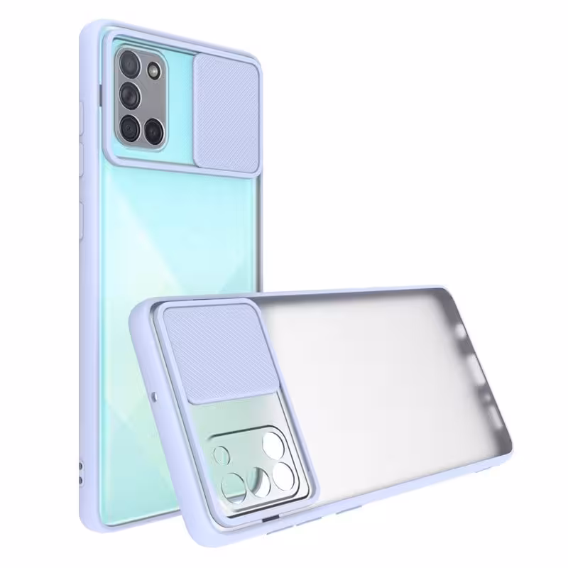 قاب محافظ مناسب برای گوشی Samsung Galaxy A31 مدل ماکرو شیلد محافظ لنزدار طرح پشت مات