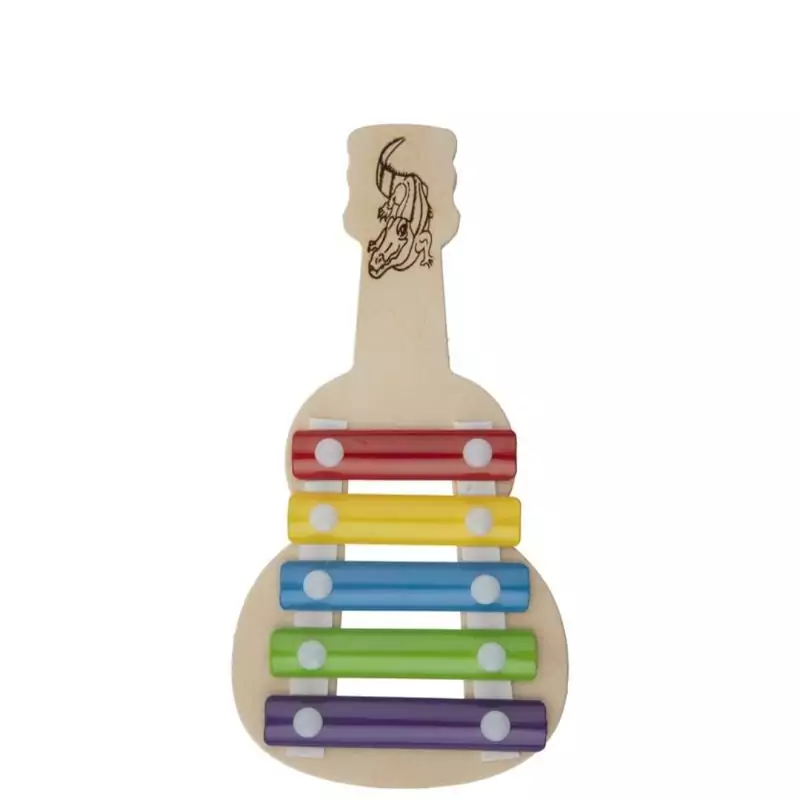 اسباب بازی بلز چوبی بلز چوبی طرح گیتار بازی آموزشی بلز