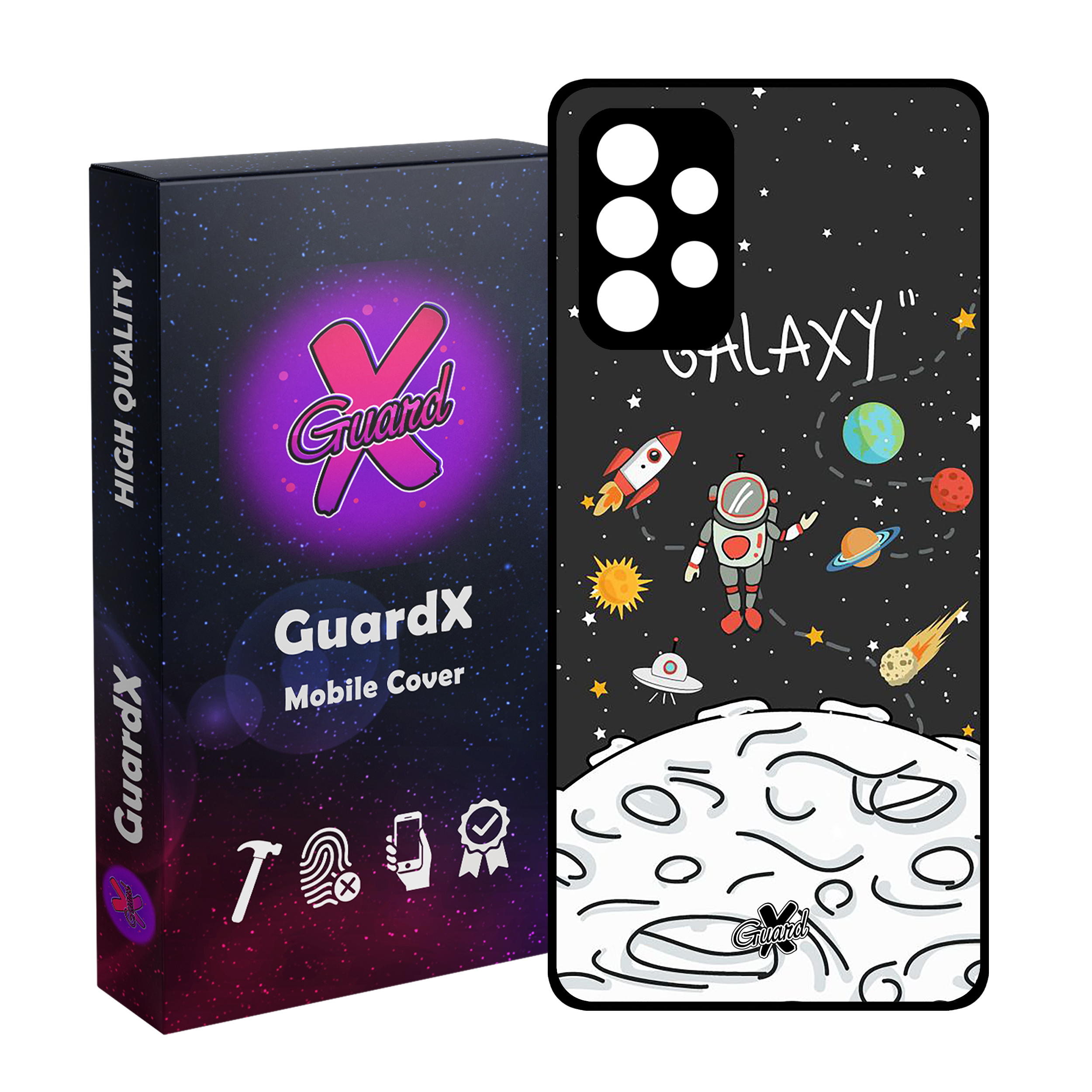 کاور گارد ایکس طرح Galaxy مدل Glass10014 مناسب برای گوشی موبایل سامسونگ Galaxy A32 4G