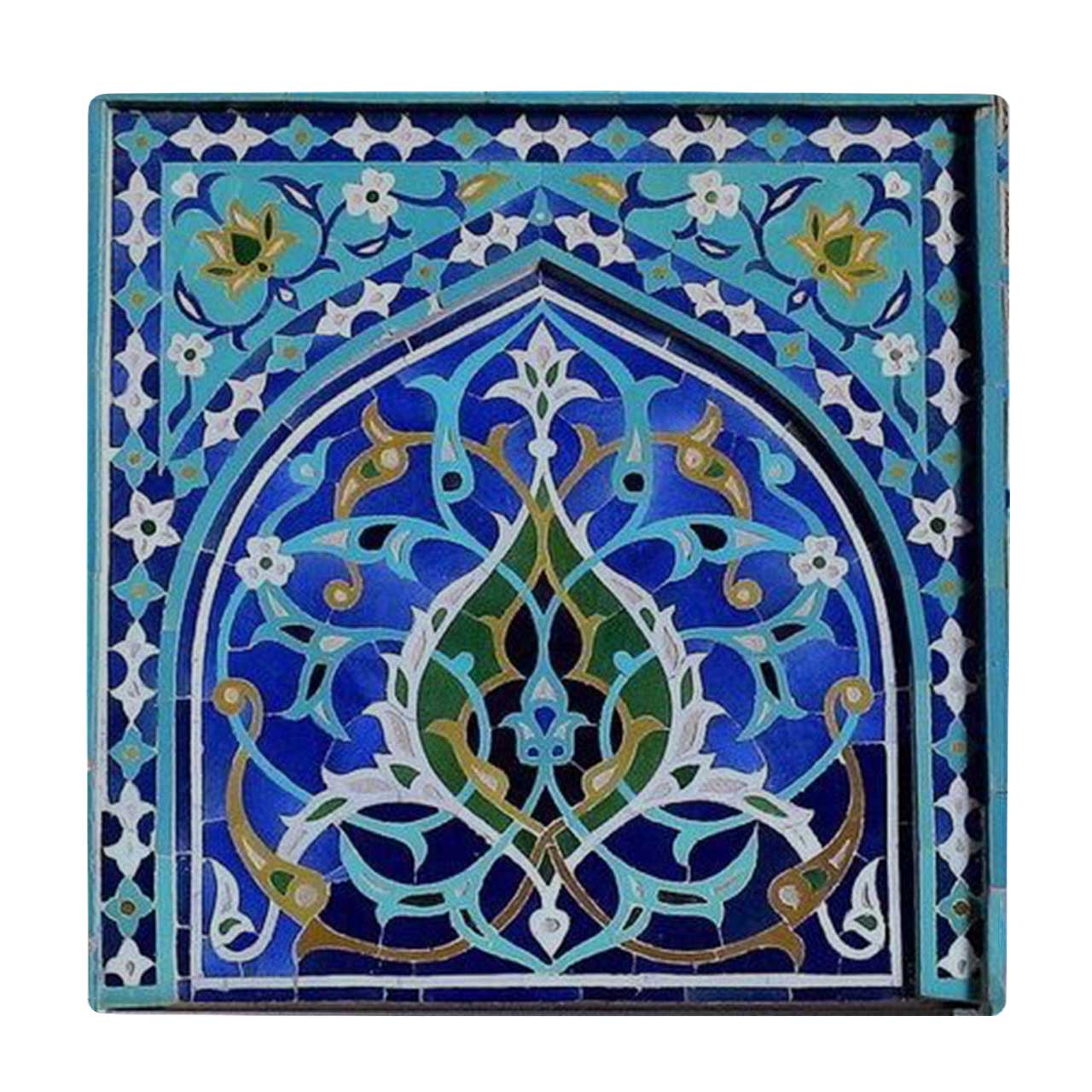 زیر لیوانی طرح نقوش هندسی و اسلیمی کد    4016523_2362