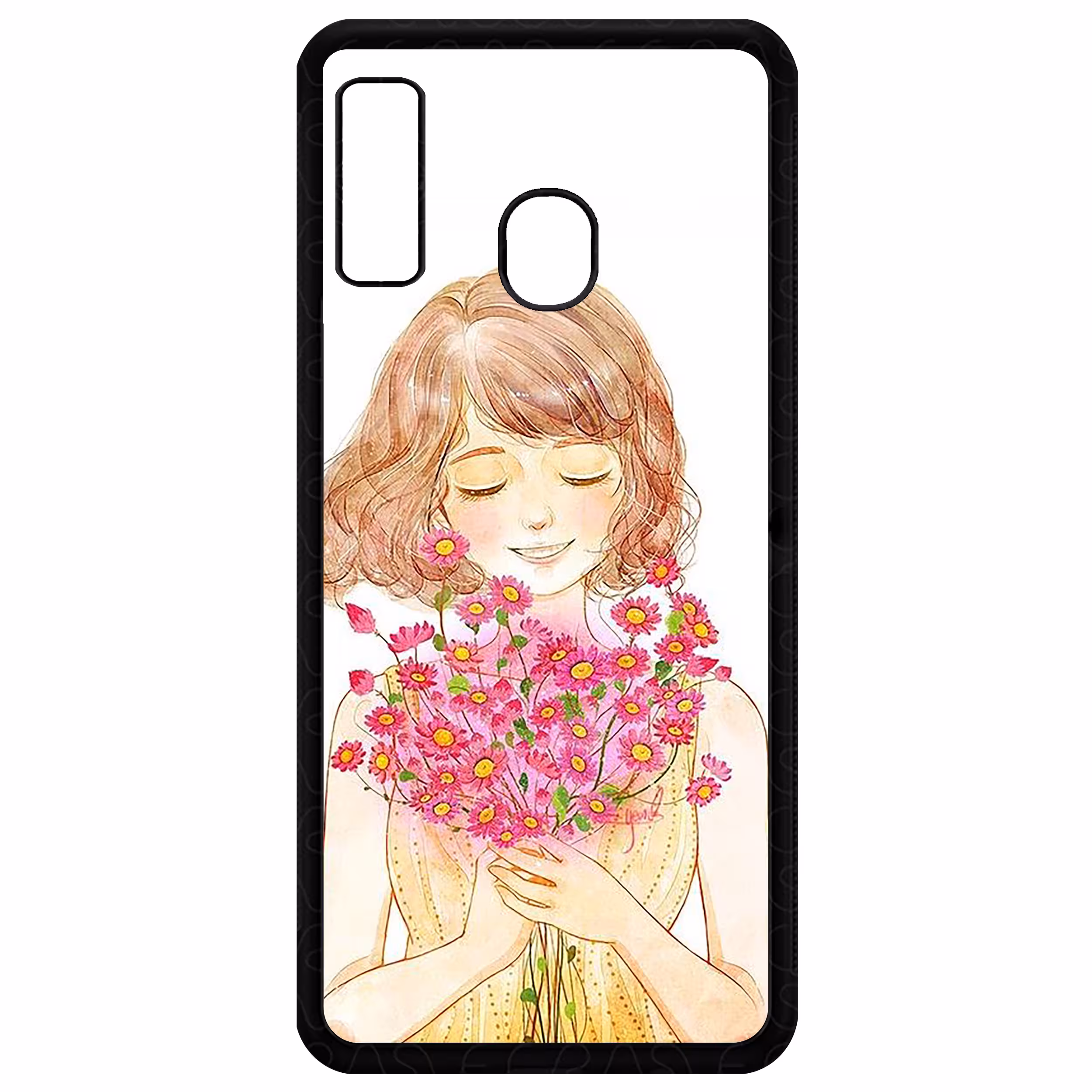 کاور طرح دختر مدل CHL50239 مناسب برای گوشی موبایل سامسونگ Galaxy A20 / A30 / M10s