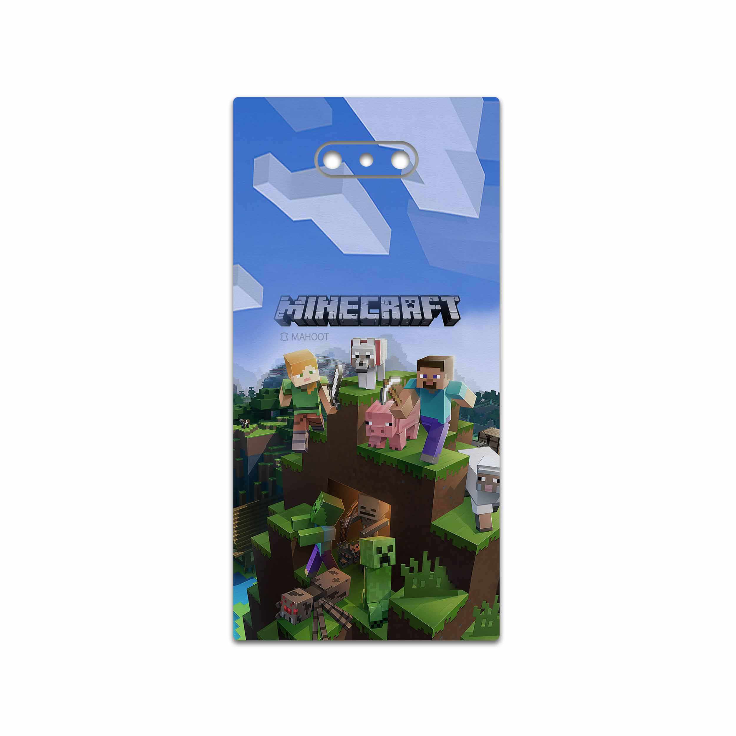 برچسب پوششی ماهوت مدل Minecraft-Game مناسب برای گوشی موبایل ریزر Phone 2