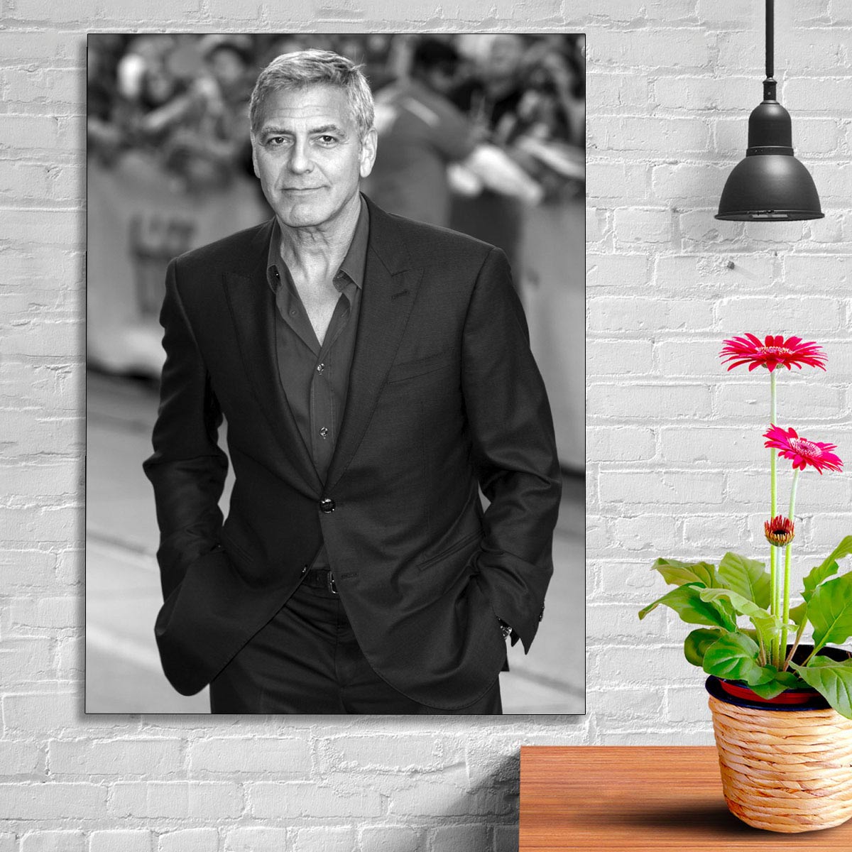 تابلو شاسی گالری استاربوی طرح جورج کلونی مدل بازیگران 069