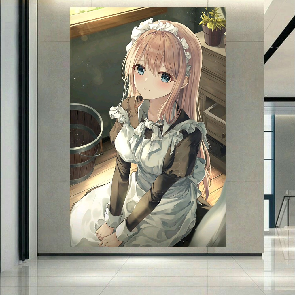 تابلو شاسی طرح انیمه دختر مدل Roha کد AR526