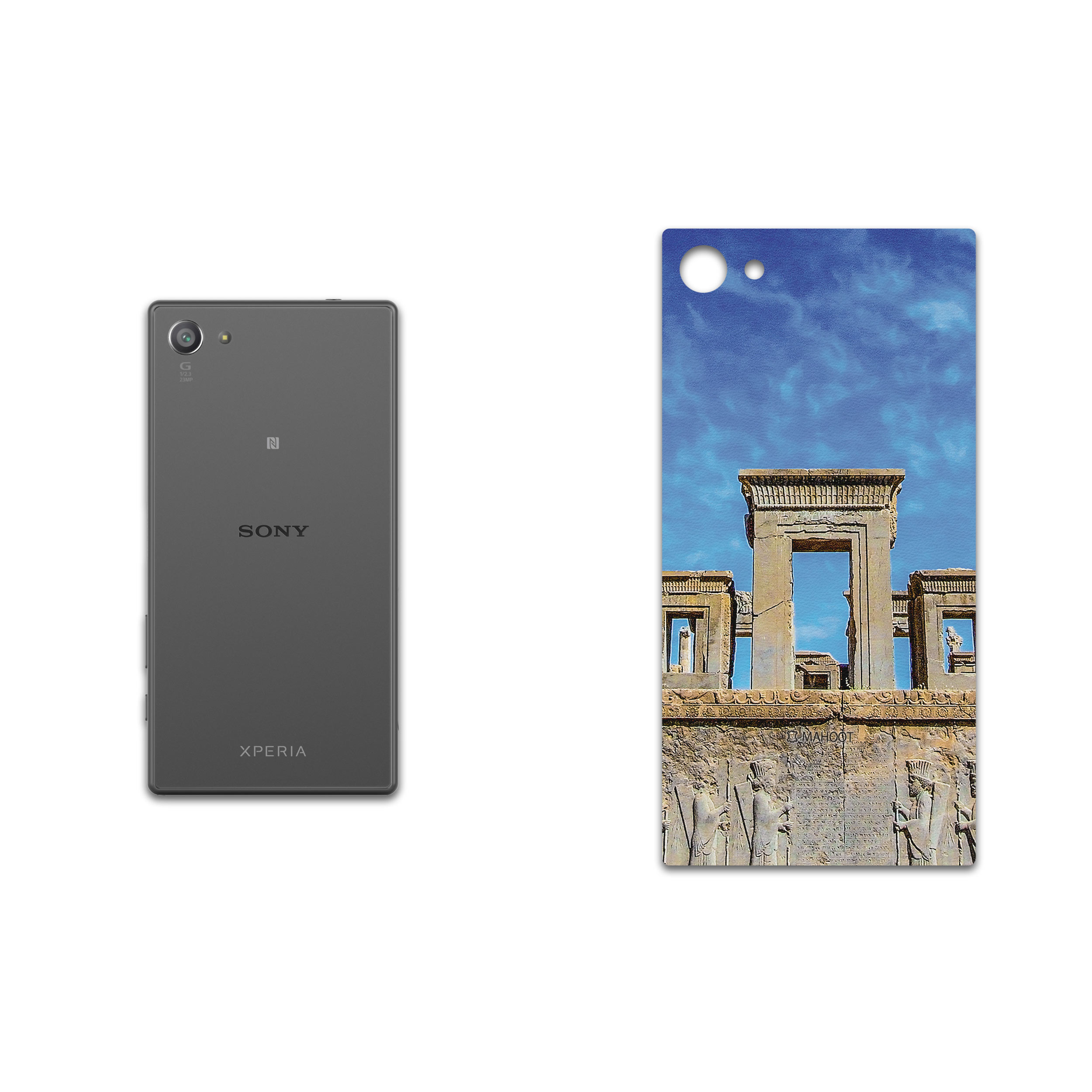 برچسب پوششی ماهوت مدل TAKHT-e-JAMSHID مناسب برای گوشی موبایل سونی Xperia Z5 Compact