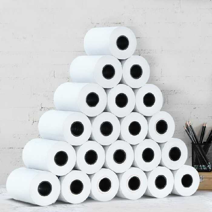 کاغذ پرینتر حرارتی مدل pos100 بسته 100عددی