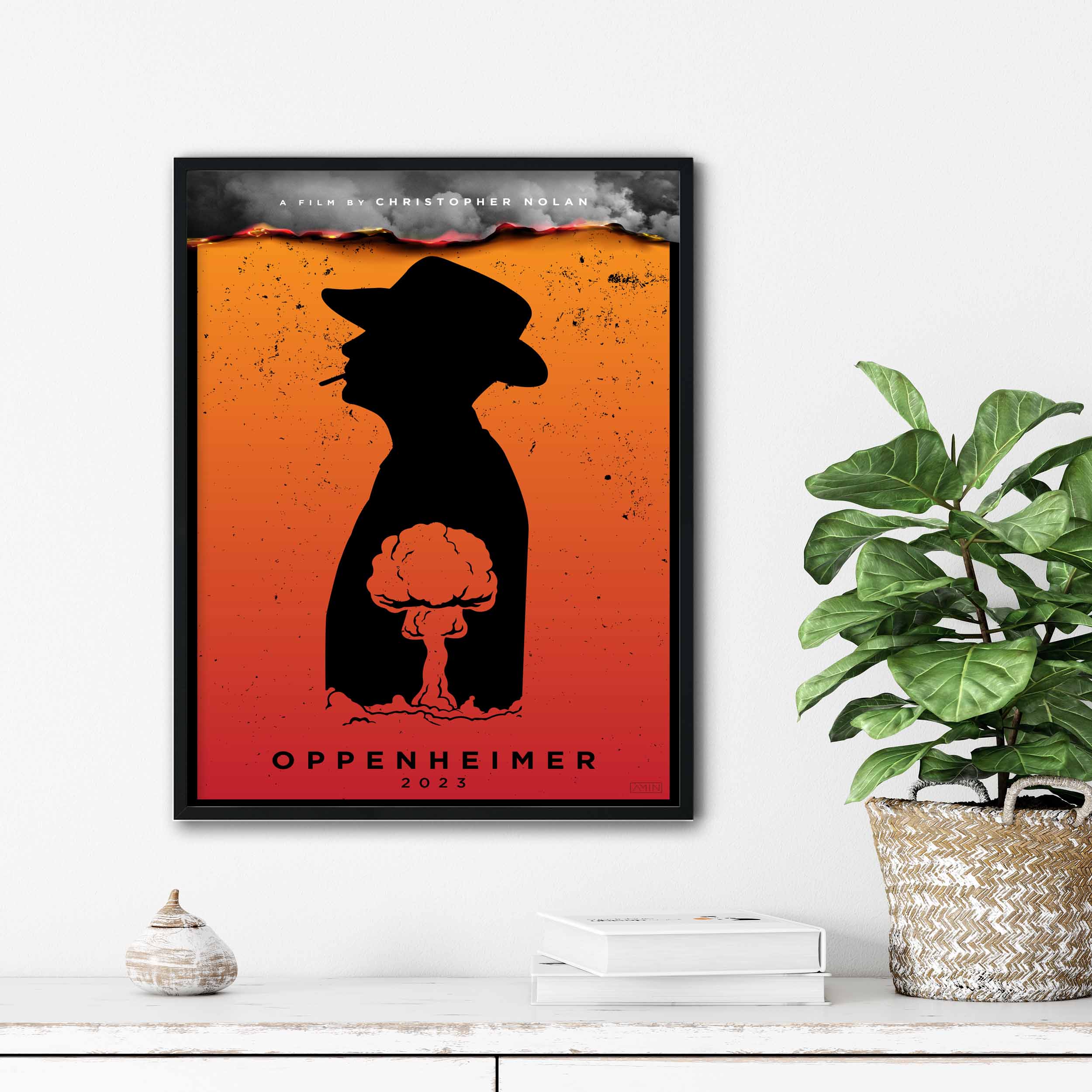 تابلو آتریسا طرح پوستر فیلم open heimer مدل ATm391