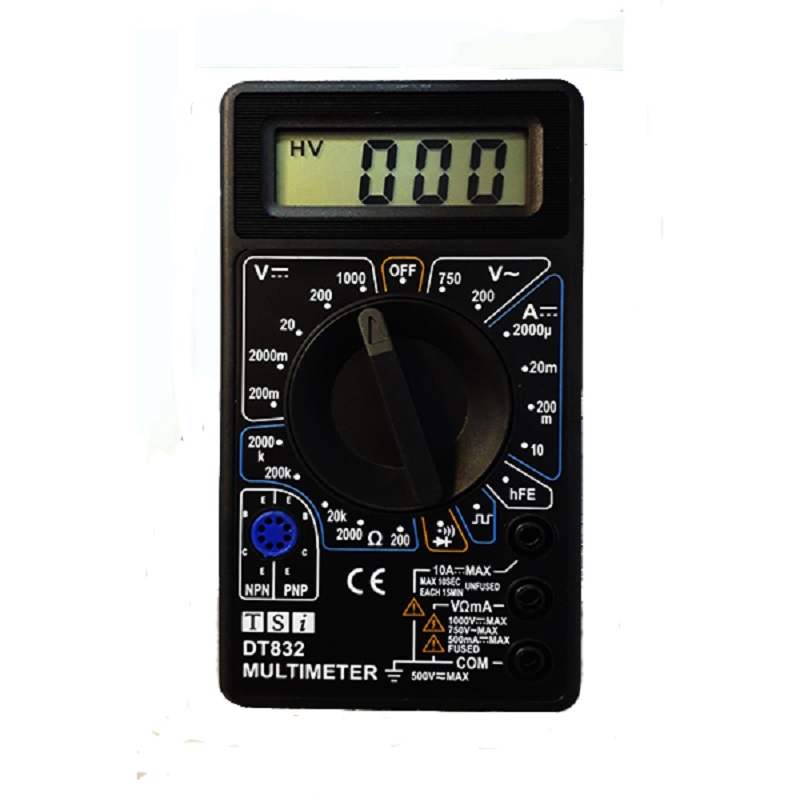 مولتی متر دیجیتال تی اس آی مدل 832